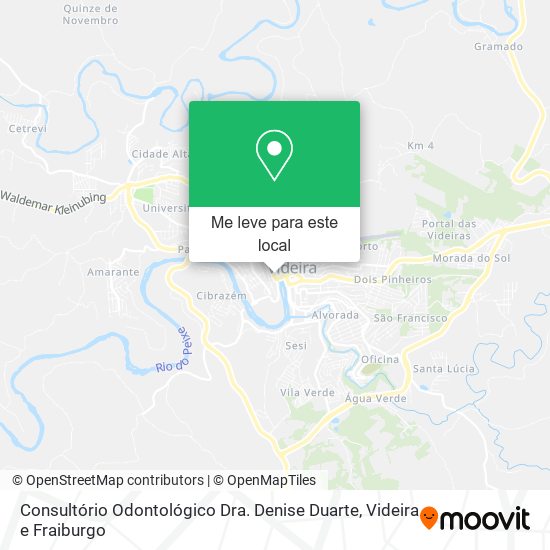 Consultório Odontológico Dra. Denise Duarte mapa