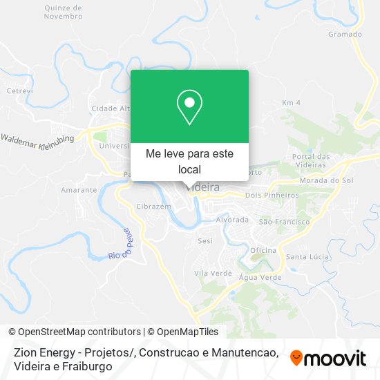 Zion Energy - Projetos / , Construcao e Manutencao mapa