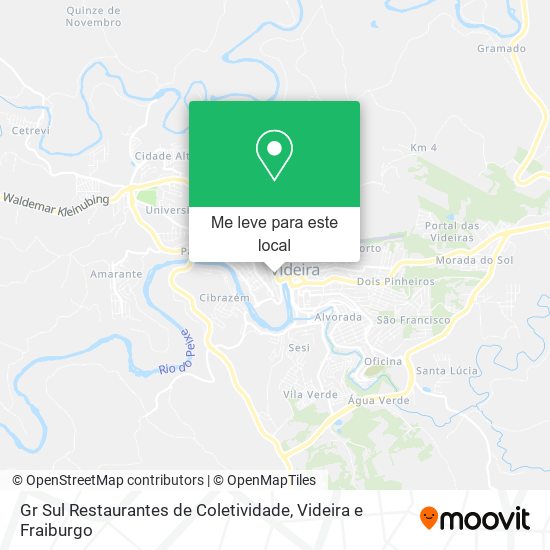 Gr Sul Restaurantes de Coletividade mapa