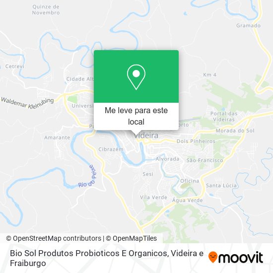 Bio Sol Produtos Probioticos E Organicos mapa