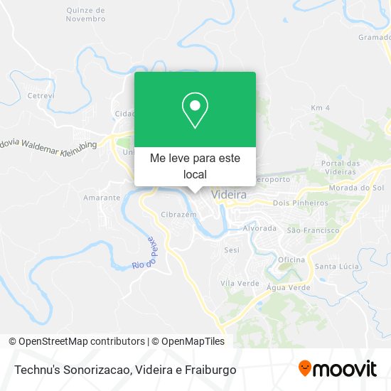 Technu's Sonorizacao mapa