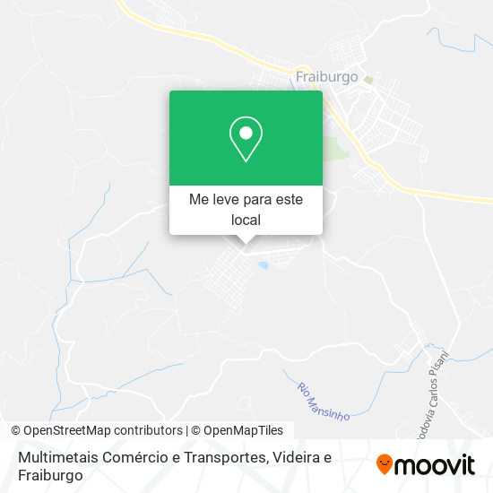 Multimetais Comércio e Transportes mapa