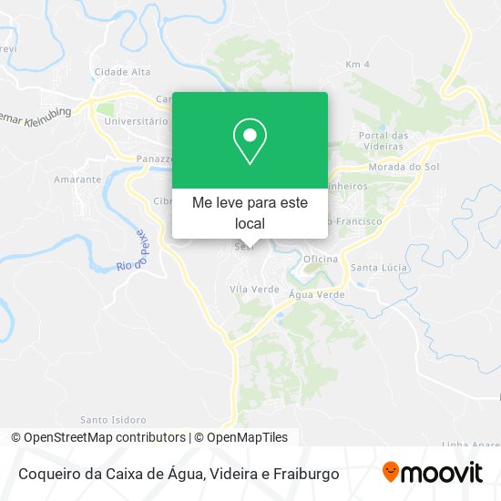Coqueiro da Caixa de Água mapa