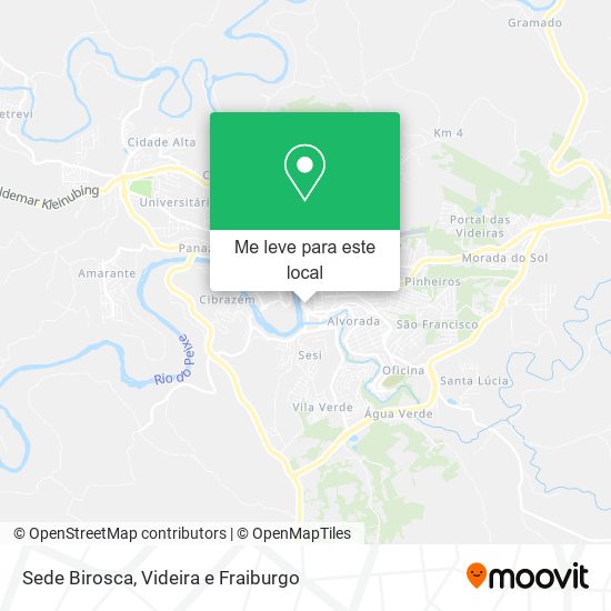 Sede Birosca mapa