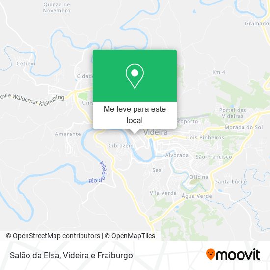 Salão da Elsa mapa