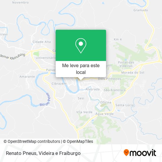 Renato Pneus mapa