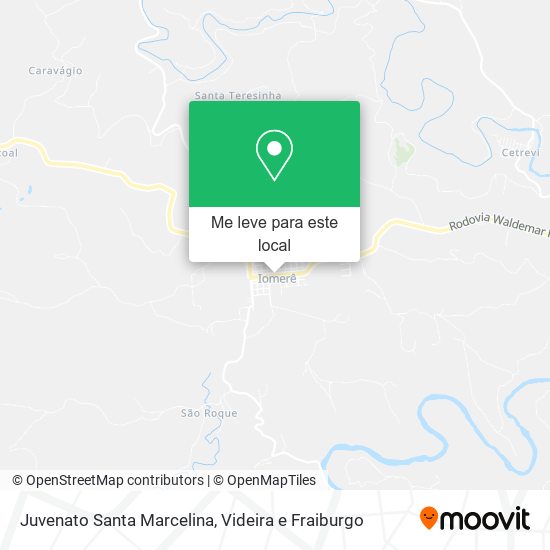Juvenato Santa Marcelina mapa