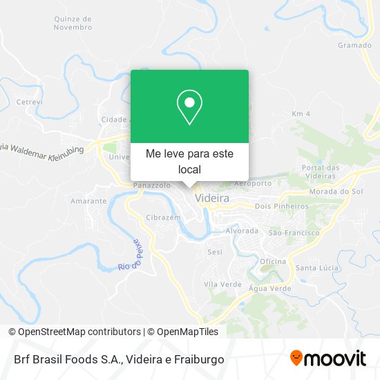 Brf Brasil Foods S.A. mapa