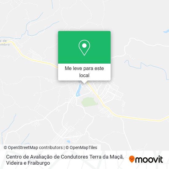 Centro de Avaliação de Condutores Terra da Maçã mapa