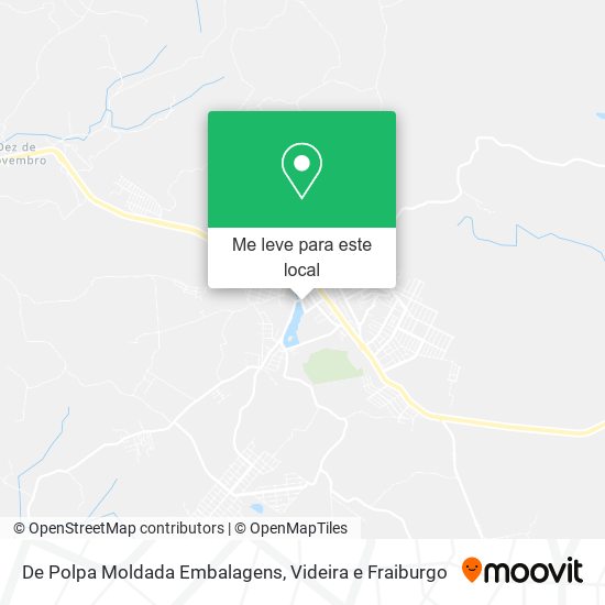 De Polpa Moldada Embalagens mapa