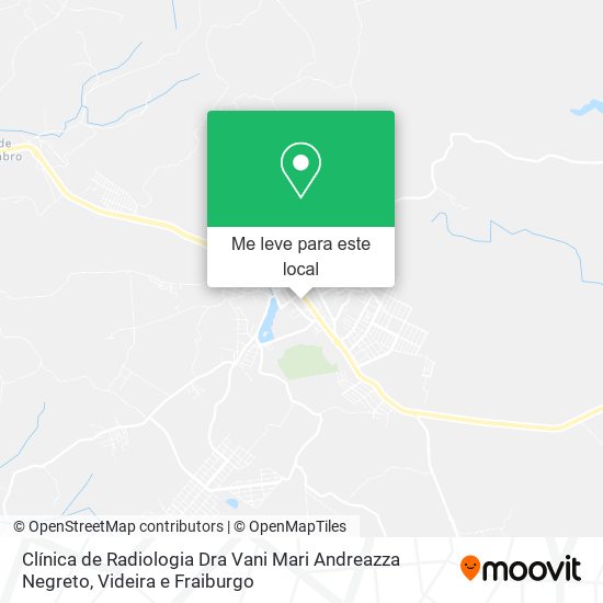 Clínica de Radiologia Dra Vani Mari Andreazza Negreto mapa