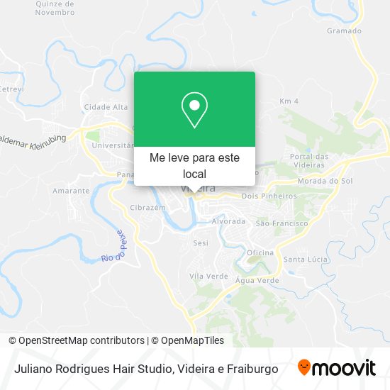 Juliano Rodrigues Hair Studio mapa