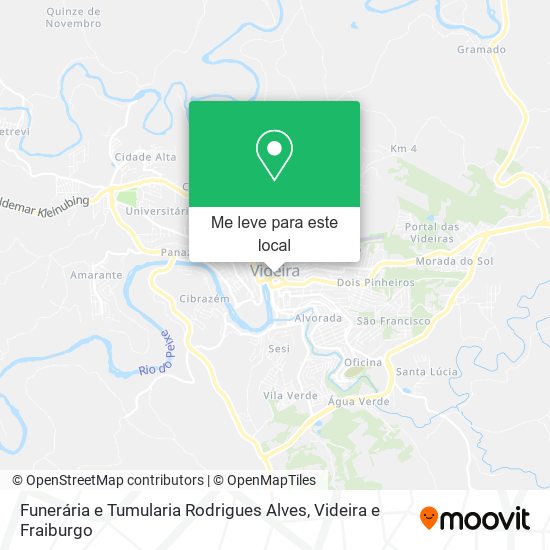 Funerária e Tumularia Rodrigues Alves mapa