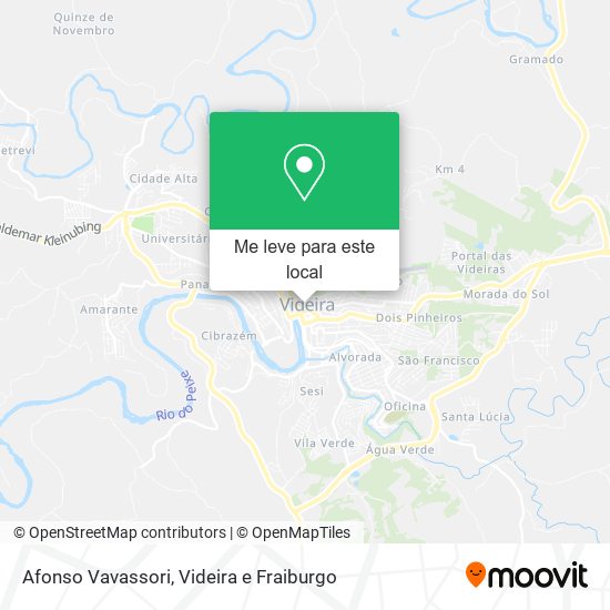 Afonso Vavassori mapa