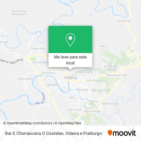 Bar E Churrascaria O Costelao mapa