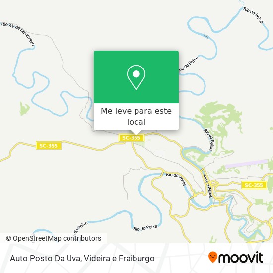 Auto Posto Da Uva mapa