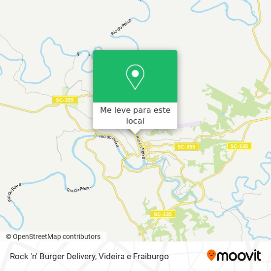 Rock 'n' Burger Delivery mapa