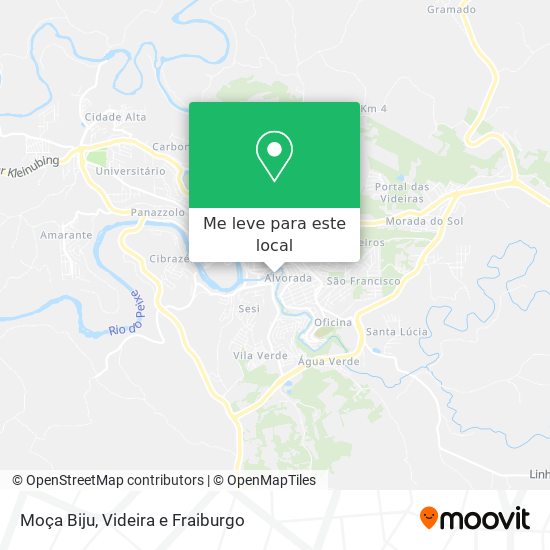 Moça Biju mapa