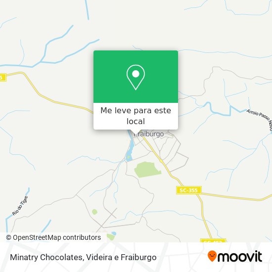 Minatry Chocolates mapa