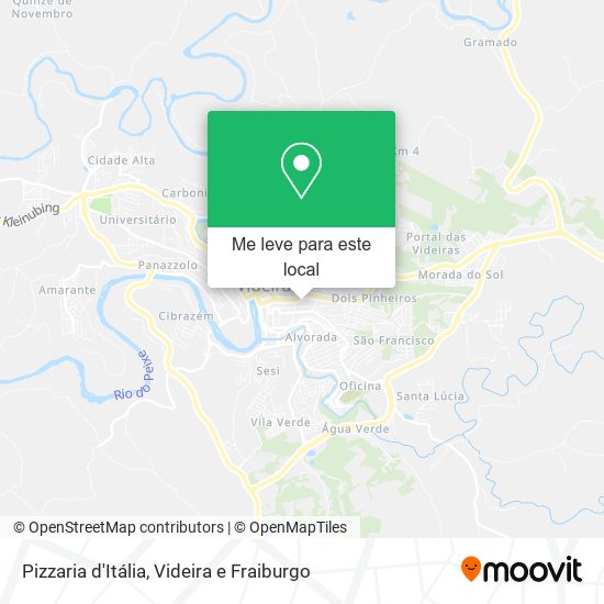 Pizzaria d'Itália mapa