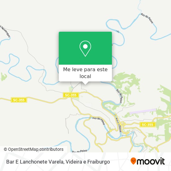 Bar E Lanchonete Varela mapa