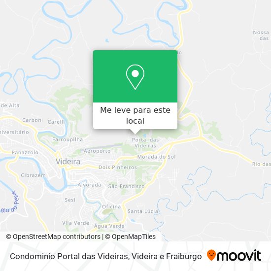 Condominio Portal das Videiras mapa