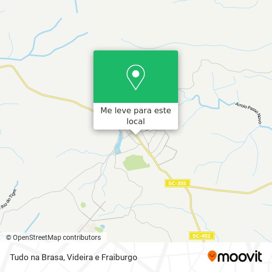 Tudo na Brasa mapa