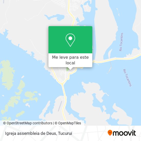 Igreja assembleia de Deus mapa