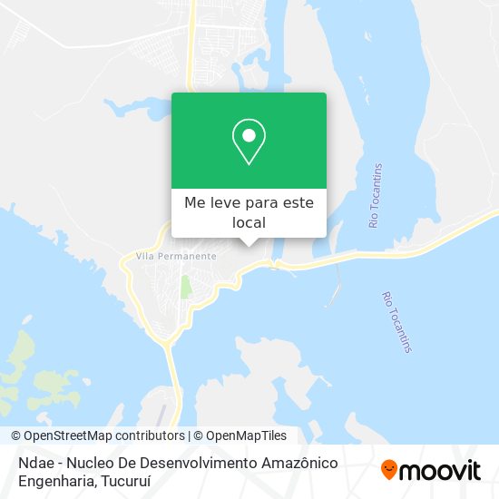 Ndae - Nucleo De Desenvolvimento Amazônico Engenharia mapa