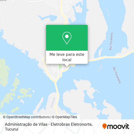 Administração de Vilas - Eletrobras Eletronorte mapa