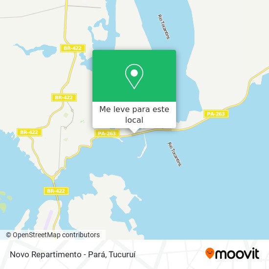Novo Repartimento - Pará mapa