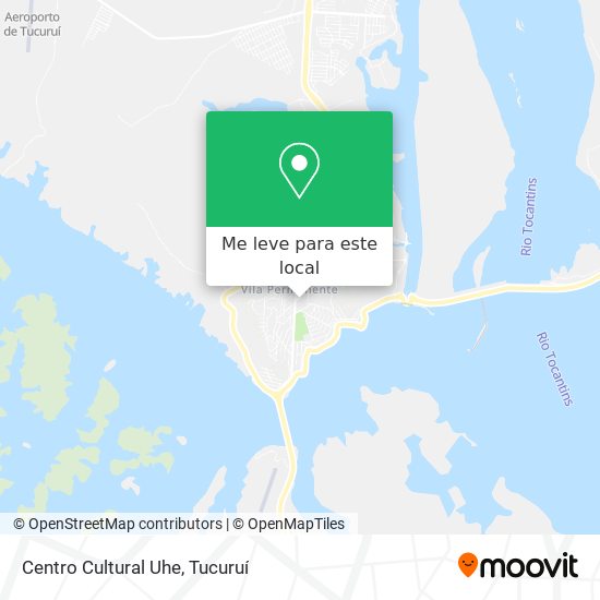 Centro Cultural Uhe mapa