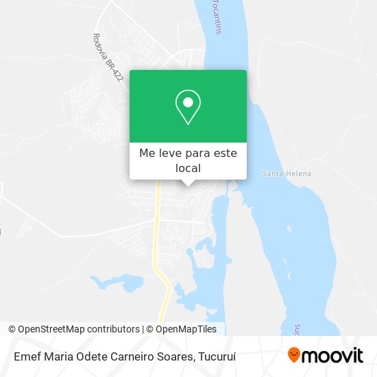 Emef Maria Odete Carneiro Soares mapa