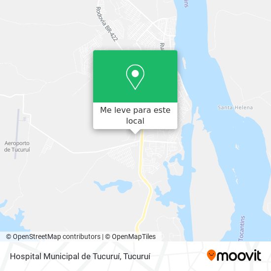 Hospital Municipal de Tucuruí mapa