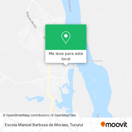 Escola Manoel Barbosa de Moraes mapa