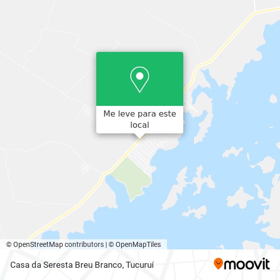Casa da Seresta Breu Branco mapa