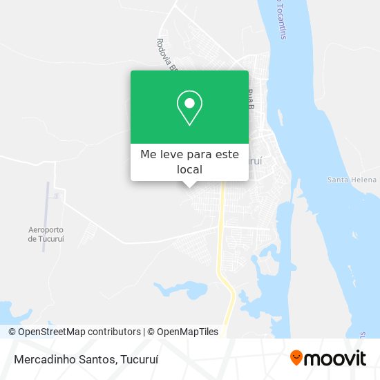 Mercadinho Santos mapa