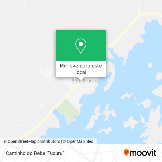 Cantinho do Bebe mapa
