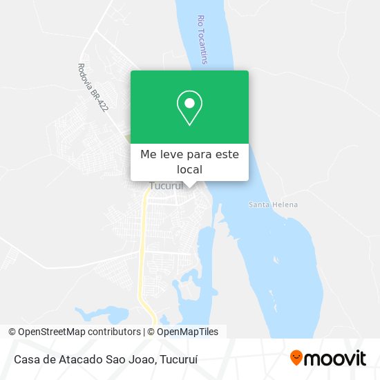 Casa de Atacado Sao Joao mapa