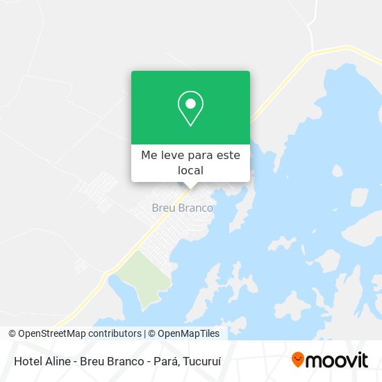 Hotel Aline - Breu Branco - Pará mapa