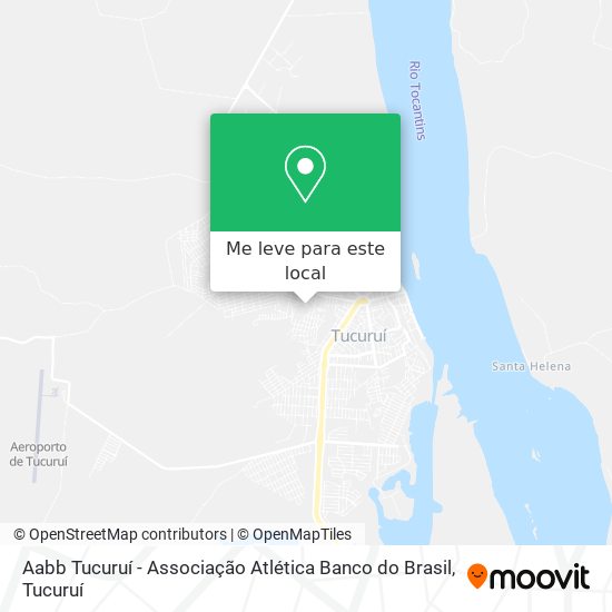 Aabb Tucuruí - Associação Atlética Banco do Brasil mapa