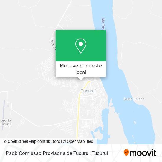 Psdb Comissao Provisoria de Tucurui mapa