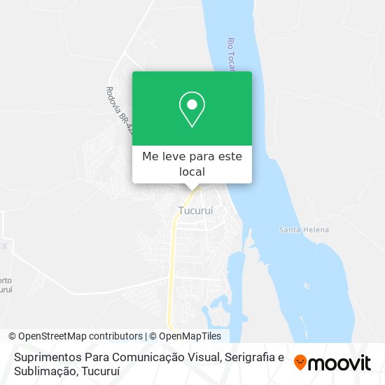 Suprimentos Para Comunicação Visual, Serigrafia e Sublimação mapa