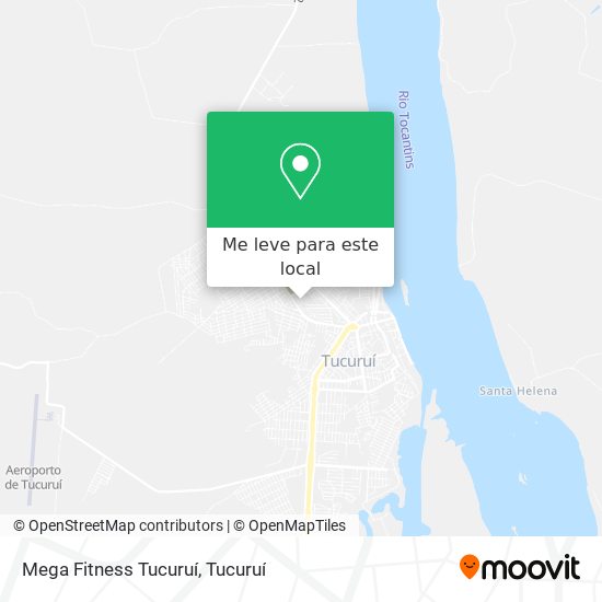 Mega Fitness Tucuruí mapa