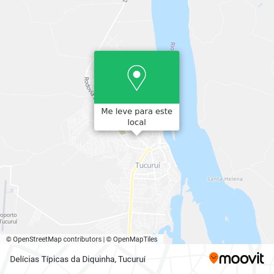 Delícias Típicas da Diquinha mapa