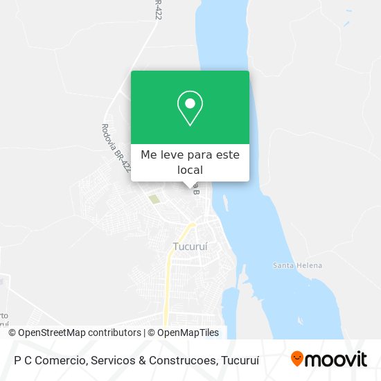 P C Comercio, Servicos & Construcoes mapa