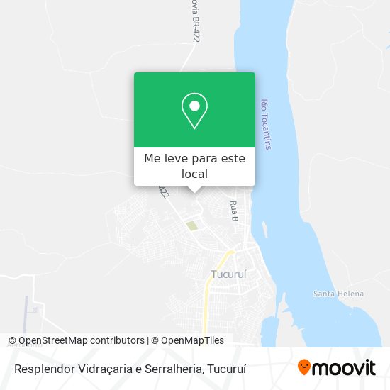 Resplendor Vidraçaria e Serralheria mapa