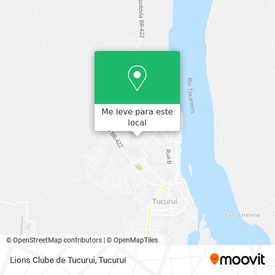 Lions Clube de Tucurui mapa