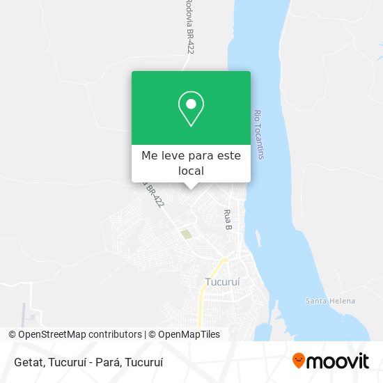 Getat, Tucuruí - Pará mapa