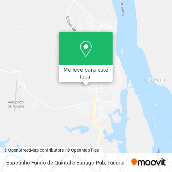 Espetinho Fundo de Quintal e Espago Pub mapa